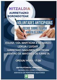 'Aurretiazko borondateak'