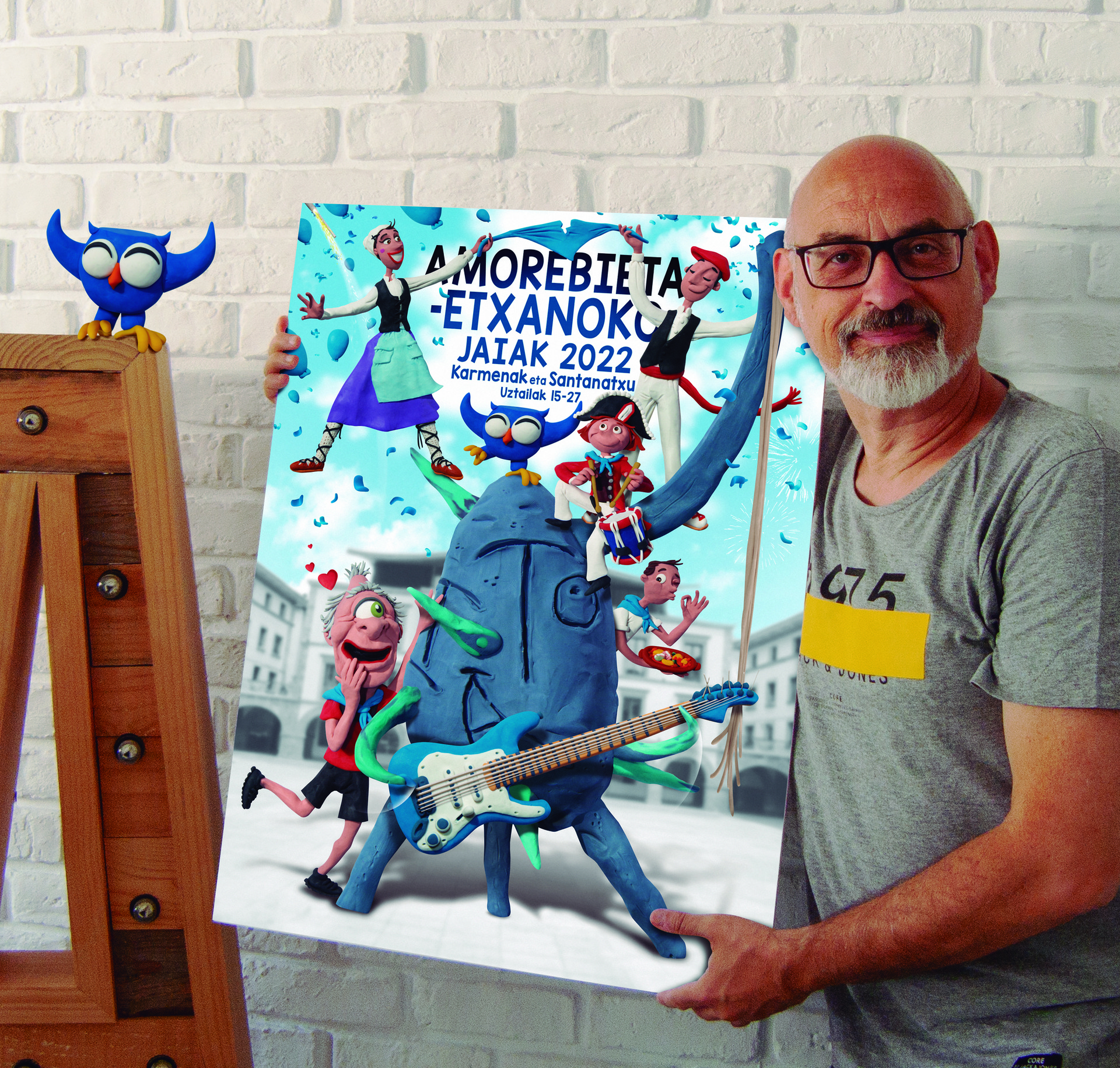 Cristobal Aguiloren kartelak iragarriko ditu Karmenak eta Santanatxuak