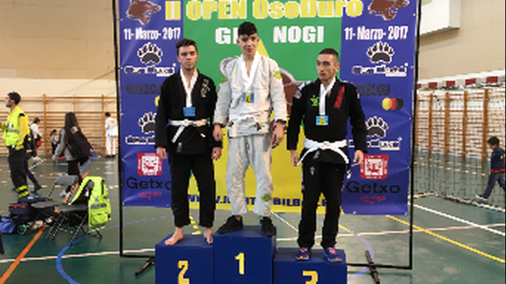 Eneko Diez judolariak Jiu-Jitsuan ere trebea dela erakutsi du 