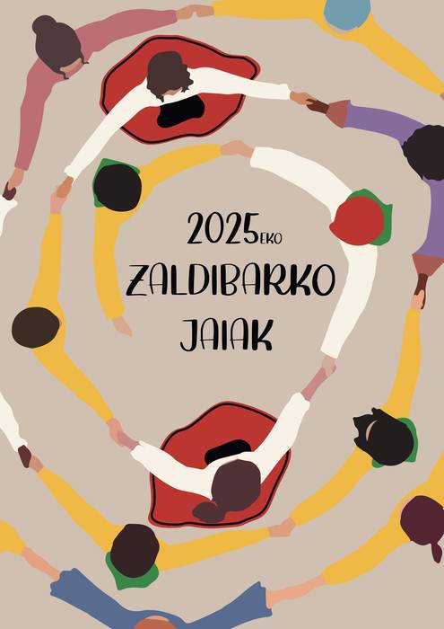 Kepa Aginakoren kartelak iragarriko ditu Zaldibarko jaiak
