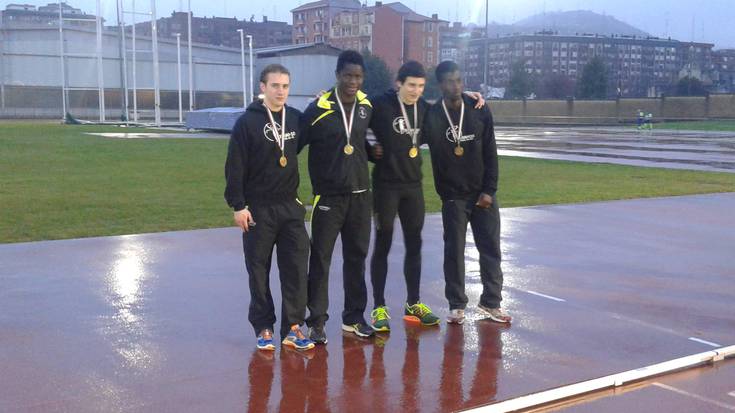 Eskualdeko hainbat atleta igo dira podiumera kluben arteko Bizkaiko txapelketan 