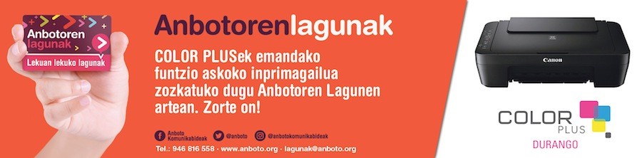 ANBOTOk inprimagailua zozketatuko du Lagunen artean