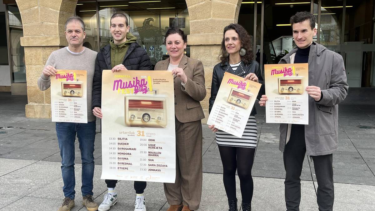 Hamahiru gazte sortzaile batuko ditu Zornotzako MusikagazFest jaialdiak