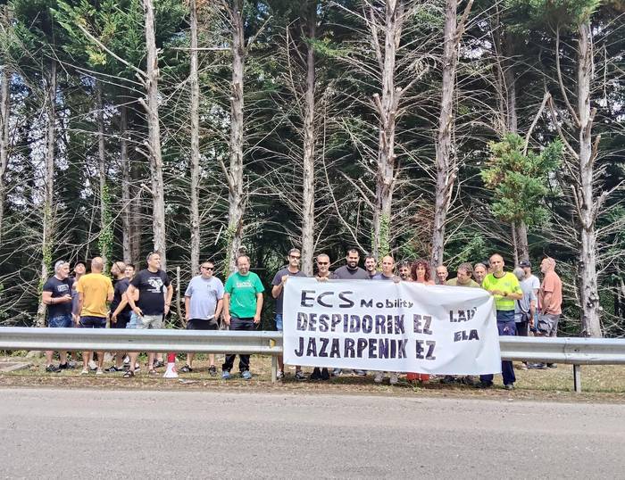 LABek "kaleratze selektiboak" salatu ditu ECS Mobility enpresan