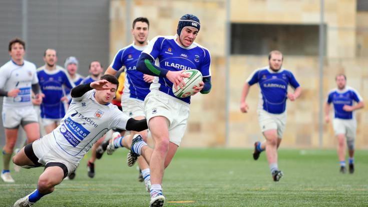 Behetik gorako bidea egin du Durango Rugby Taldeak aurten