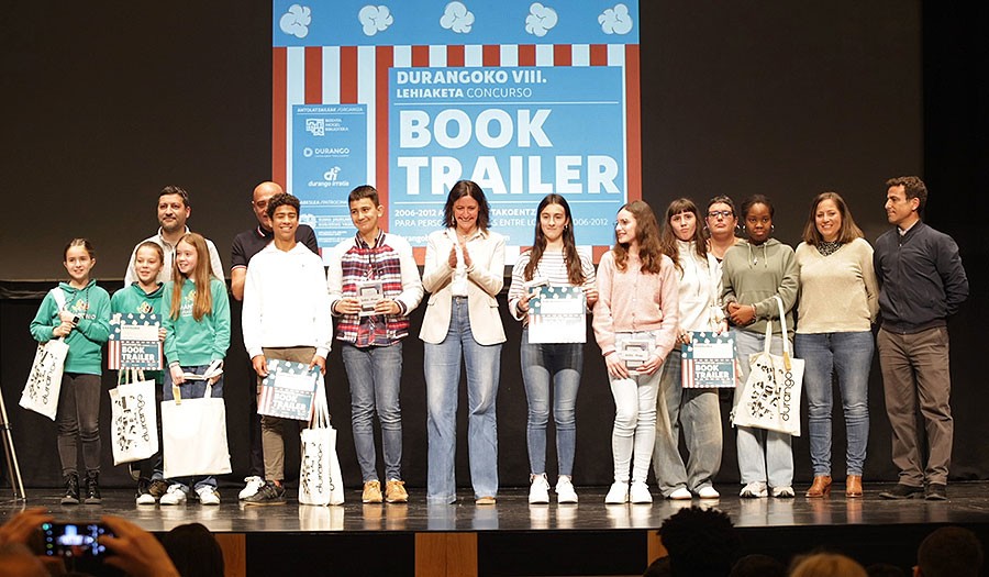 Durangoko 450 bat ikaslek parte hartu dute Booktrailerren lehiaketan