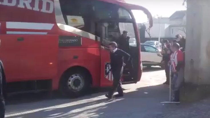 Atletico Madril futbol taldea Durangora heldu da