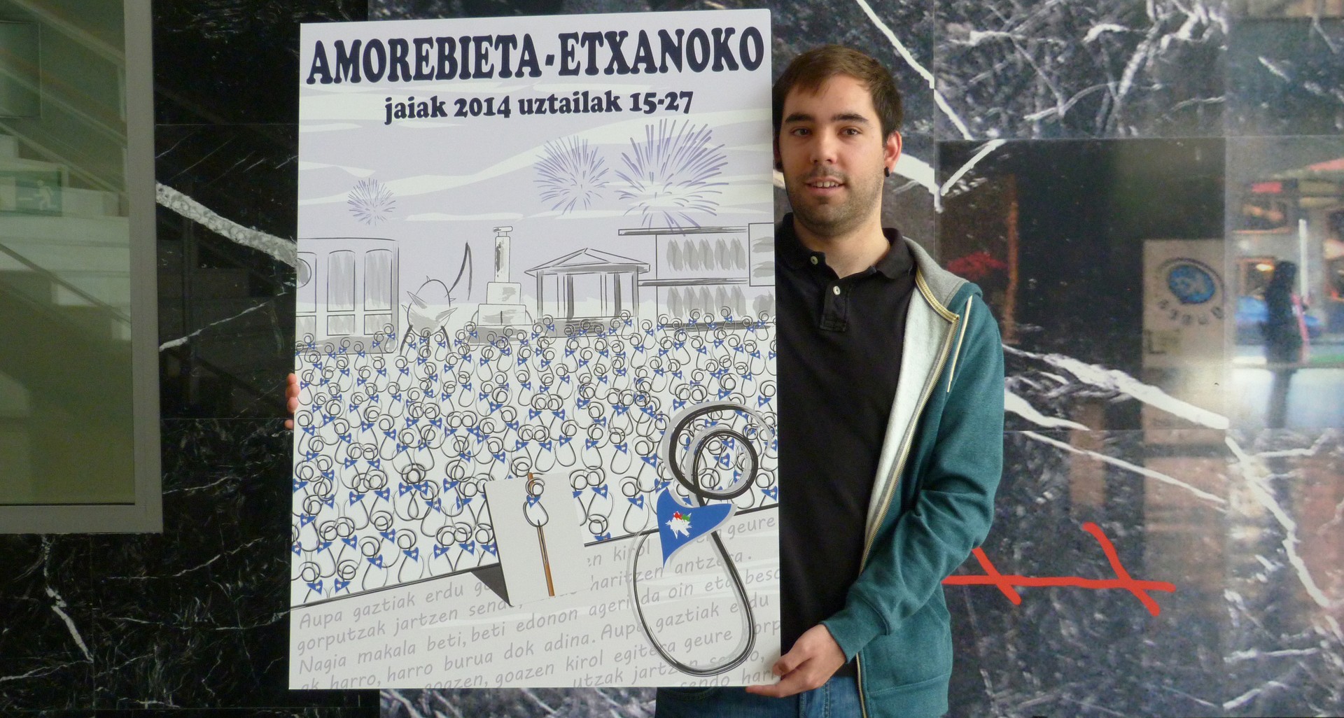Aitor Ipiñazar zornotzarrak irabazi du Karmen jaietako kartel lehiaketa