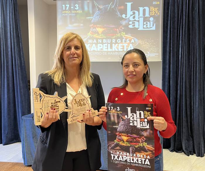 Jan Alai Burger hanburgesa lehiaketa Zornotzan, apirilaren 17tik maiatzaren 3ra