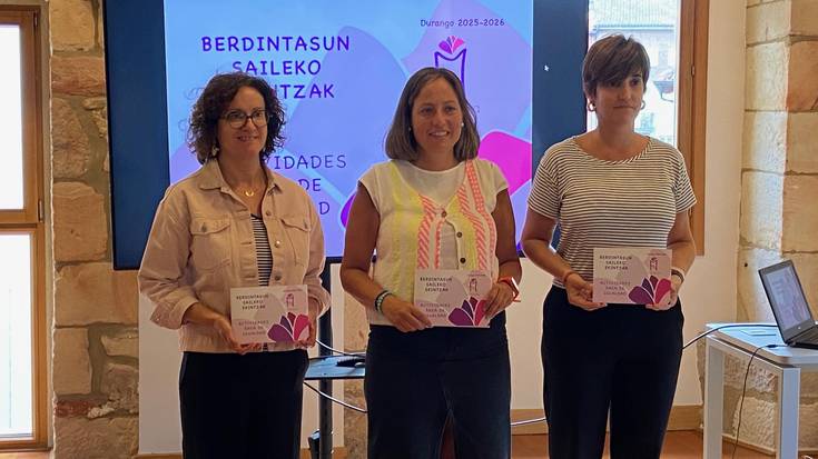 Emakume artistak, antzerki laborategia eta eskalada, Durangoko Jabekuntza Eskolako nobedadeetan