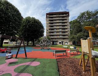 San Inazioko parkea estaltzeko lanak, martxan