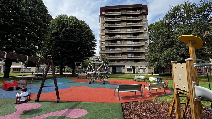 San Inazioko parkea estaltzeko lanak, martxan