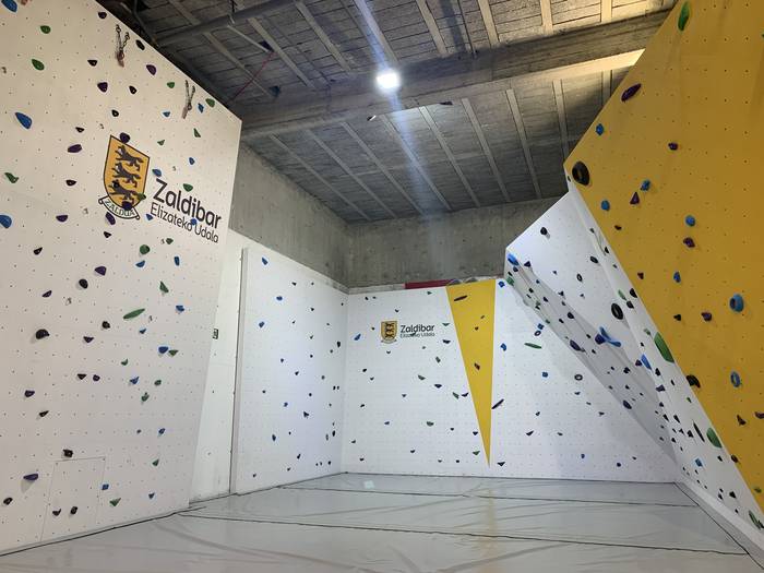 Zaldibarko rokodromo eraberrituak barikuan zabalduko ditu ateak