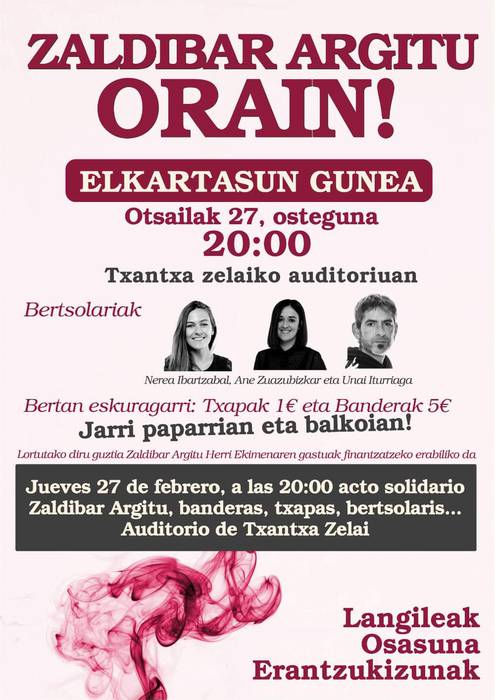 Nerea Ibarzabal, Ane Zuazubizkar eta Unai Iturriaga