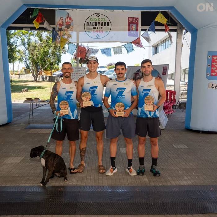 Zornotza Trail taldea hirugarren Loiuko Euskal Backyard Ultra proban