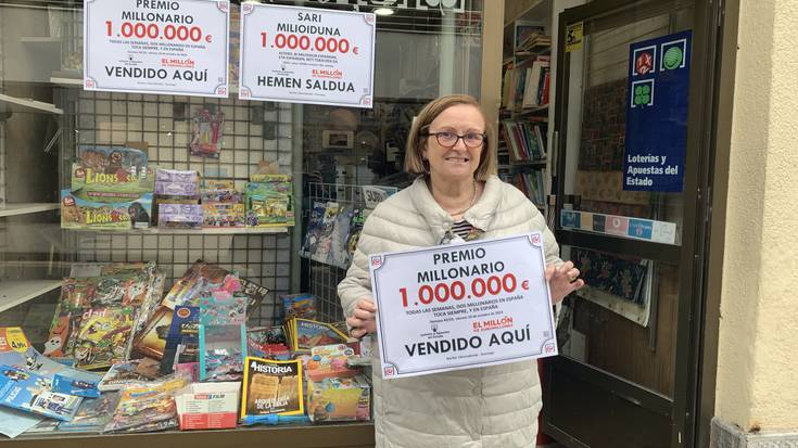 1.000.000 euro utzi ditu Euromilioiak Durangon
