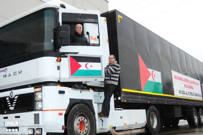 23.000 kilo elkartasun saharuiengana bidean