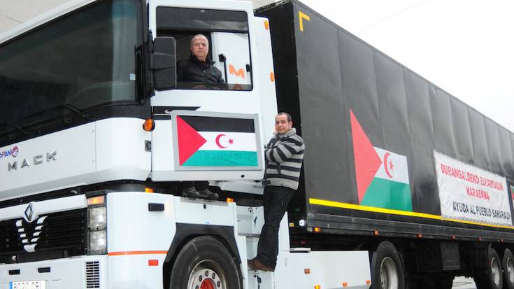 23.000 kilo elkartasun saharuiengana bidean