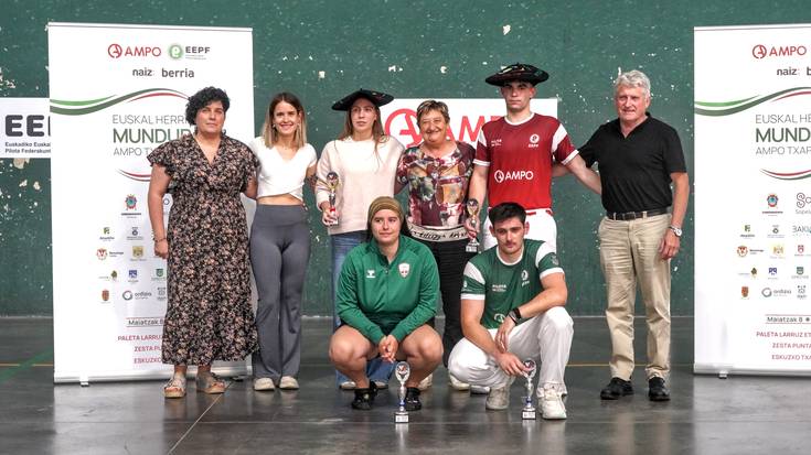 Barrenetxeak eta Bernaolak txapel bana irabazi dute Euskal Herritik Mundura txapelketan