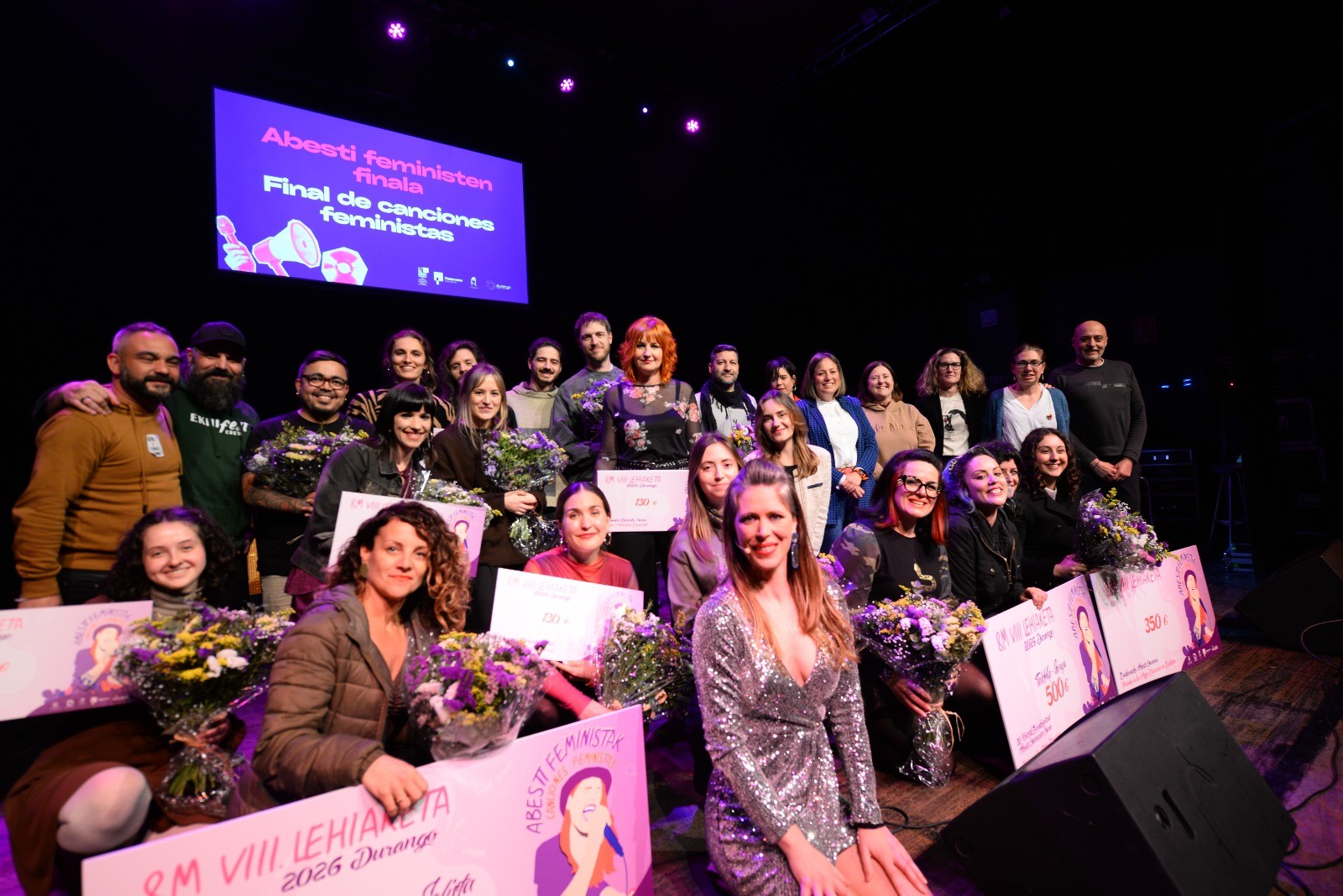 Sekretua, Marea Morea, Bloom,  Esnatu eta Mirar al otro lado izan dira  sarituak Durangoko Abesti Feministen VIII. Lehiaketan