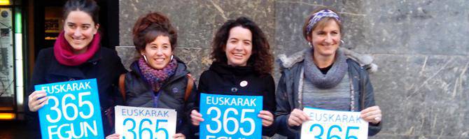 Euskara urte osoan erabiltzeko aldarria