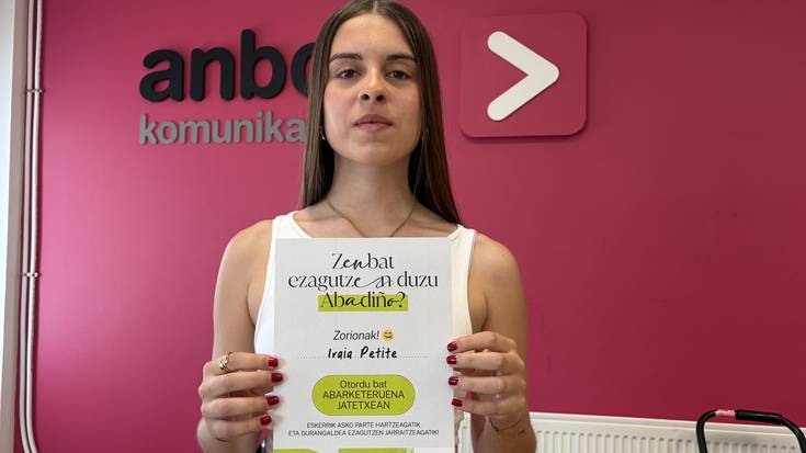 Iraia Petitek irabazi du 'Zenbat ezagutzen duzu Abadiño?' lehiaketa