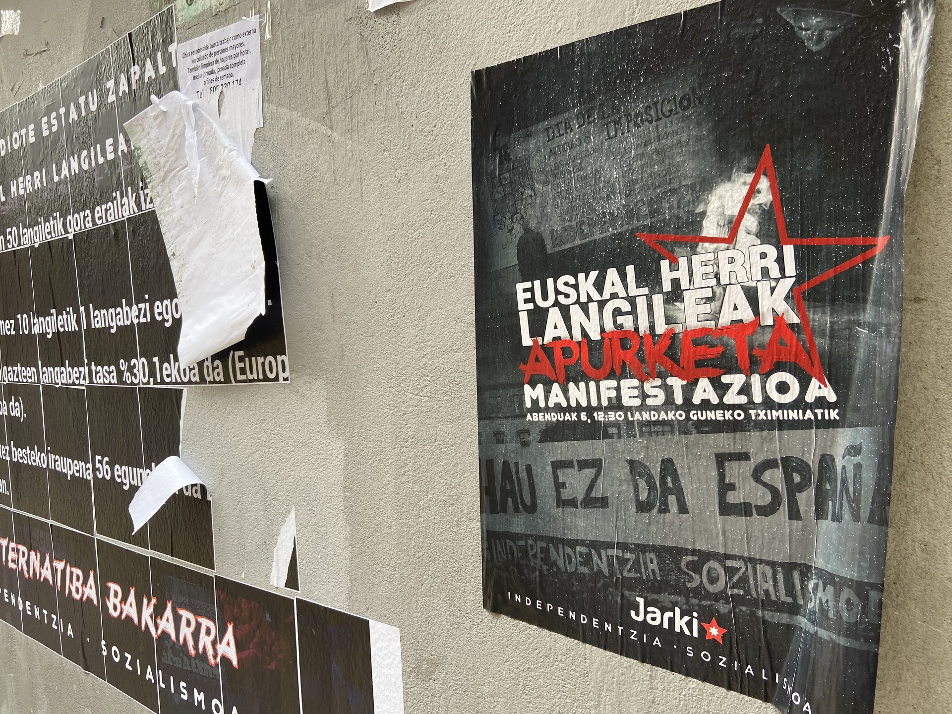 Jarkik Espainiako konstituzioaren kontrako manifestazioa egingo du Durangon