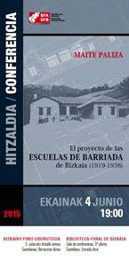 Hitzaldia: El proyecto de las Escuelas de Barriada de Bizkaia (1919-1938)