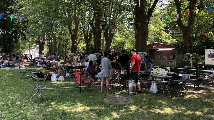 [EGITARAUA] DJ maratoi herrikoia nobedade, Durangoko Tabira auzoko jaietan