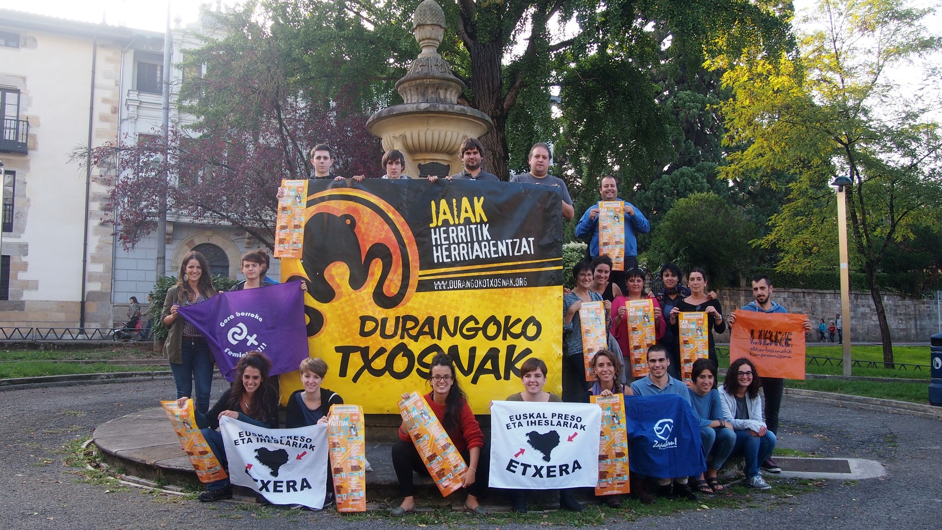 Txosnagune finko baten aldeko aldarria zabalduko dute jaietan