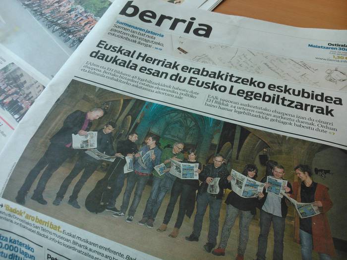 'Berria' doan banatuko dute 15 egunez UEMAko herrietan