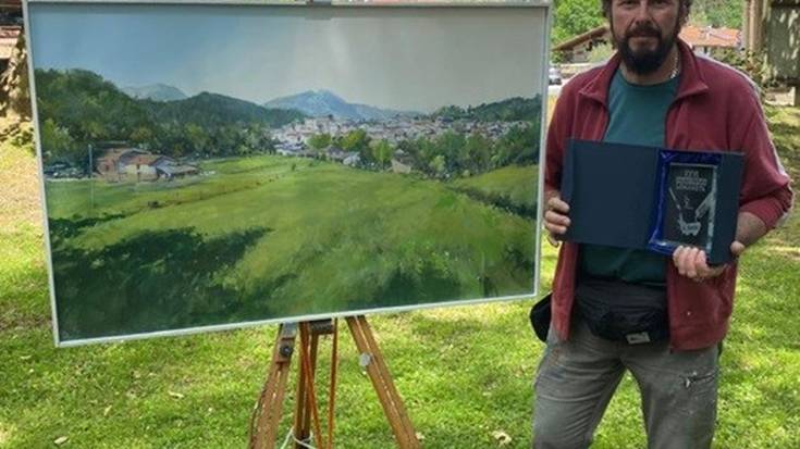 Benigno Rodriguez asturiarrak irabazi du Berrizko kaleko XXVI. pintura lehiaketa