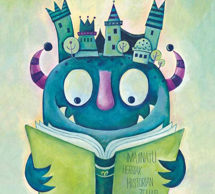 Haur liburuaren nazioarteko egunaren harira, ilustrazio tailerra, Bibliotekan