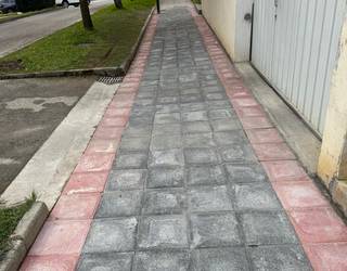 Espaloiak konpondu dituzte Berrizko hainbat gunetan