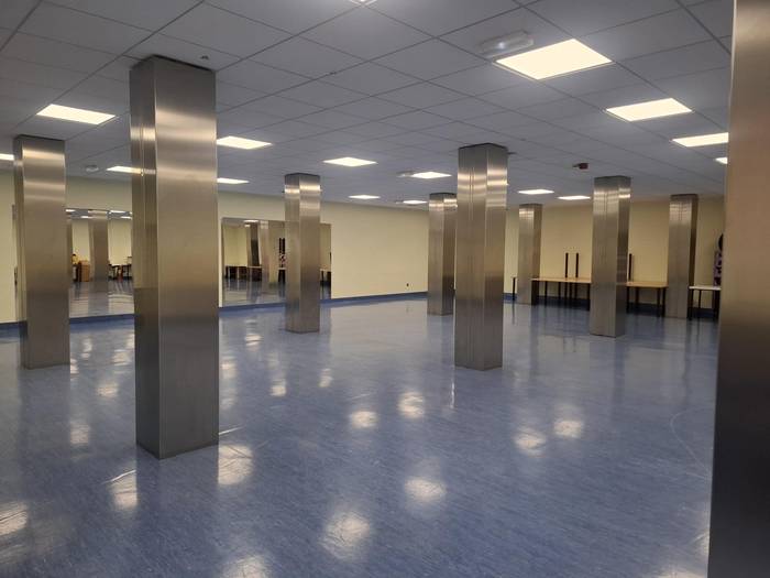 Landako kiroldegiko musika aretoetako margoketa lanak amaitu ditu udalak