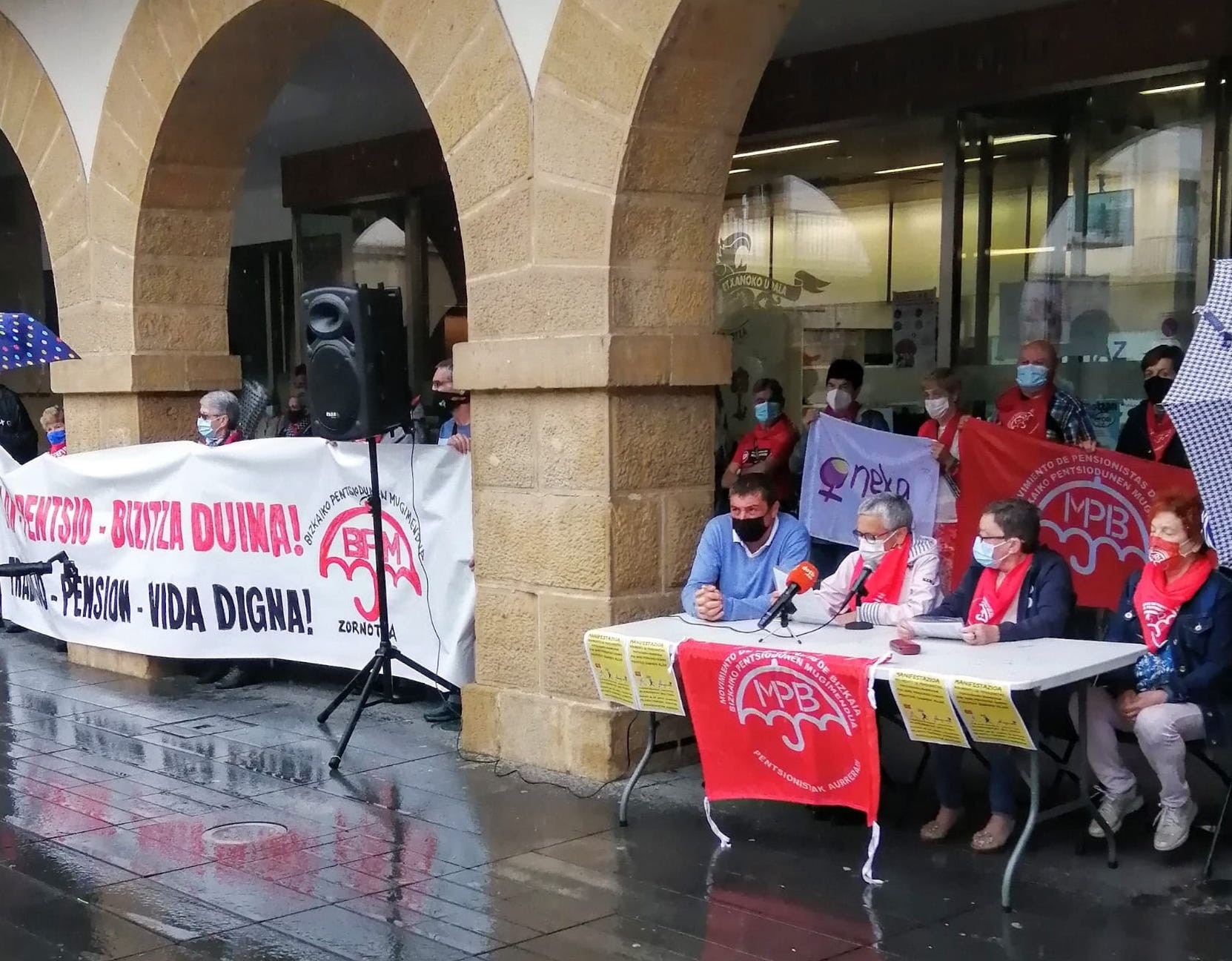 Lana, pentsioak eta bizitza duina lemapean manifestazioa egingo dute Zornotzan