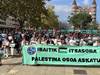 [ARGAZKI GALERIA] Israeli boikota egitera deitu dute ELA sindikatuak Durangon deitutako kontzentrazioan