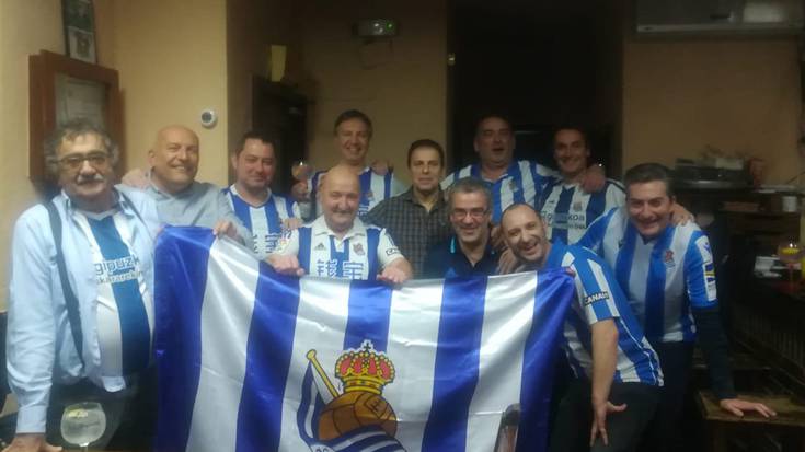Durangalde Beti Reala, futbol ligako liderrari eskualdetik hauspoa ematen dion lagunartea