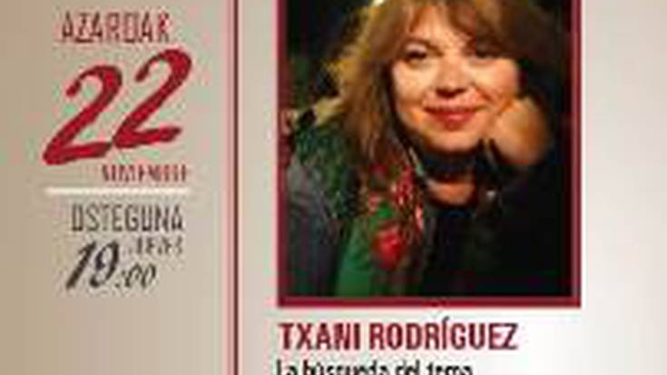 Literatura topaketak. Txani Rodríguez