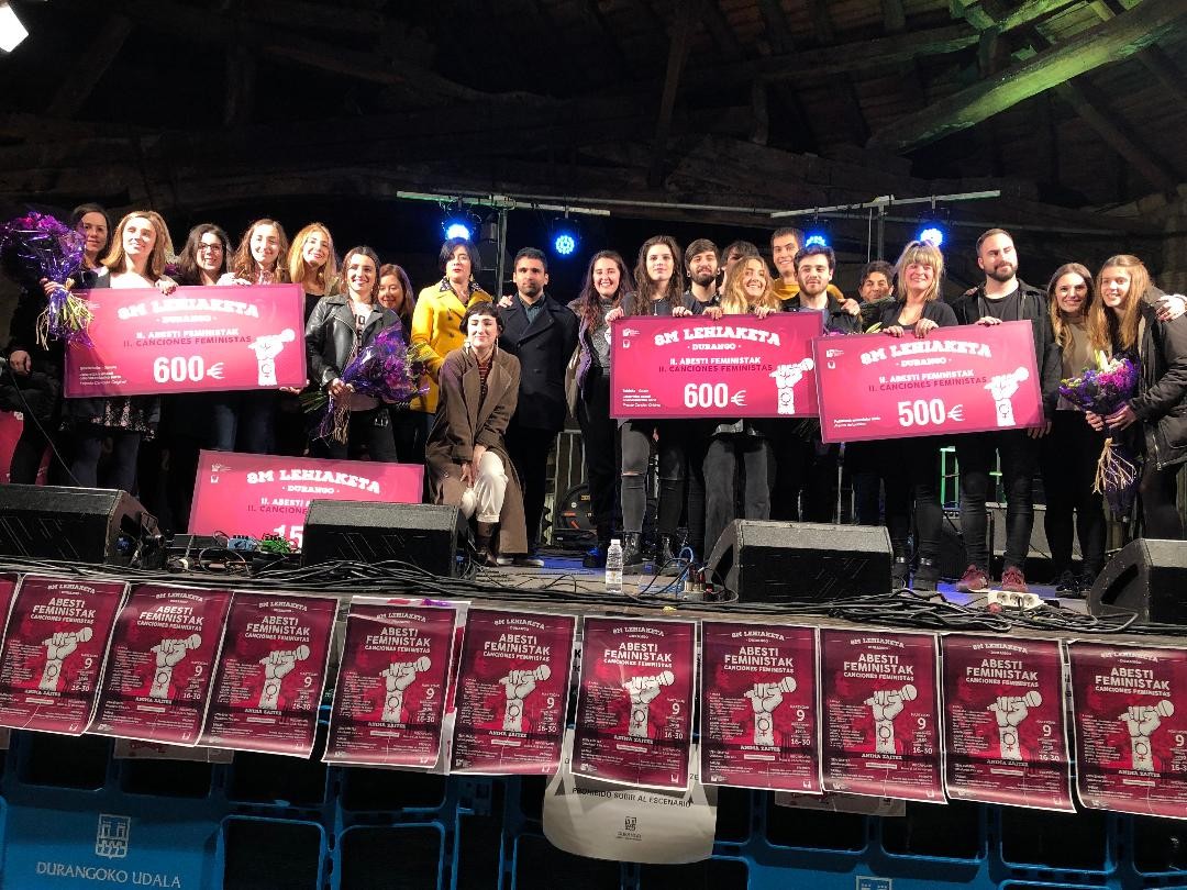 Irati Bilbao eta Amaiur Azkarate durangarrek irabazi dute II.Abesti Feministen Lehiaketa