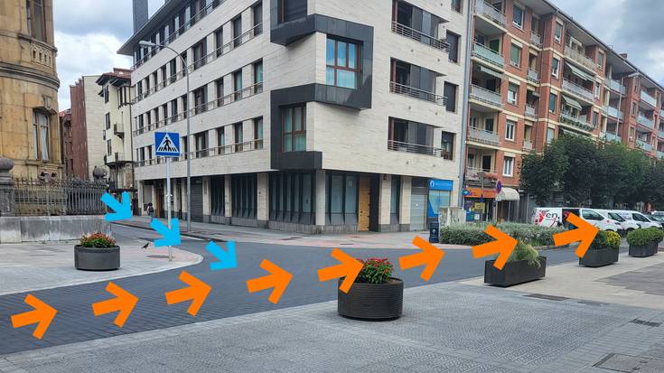 Ibilgailuen noranzkoa aldatuko dute Juan Mari Altuna eta Kurutziaga kaleen artean