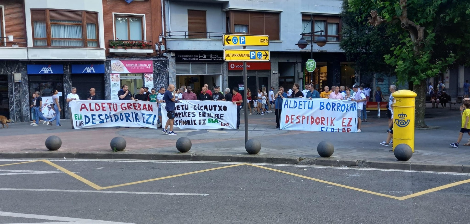 Aldetu enpresako langileek manifestazioa egingo dute Zornotzan