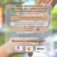 'Nola indartu gure haurrak eta komunitatea eraso egoeren aurrean?'
