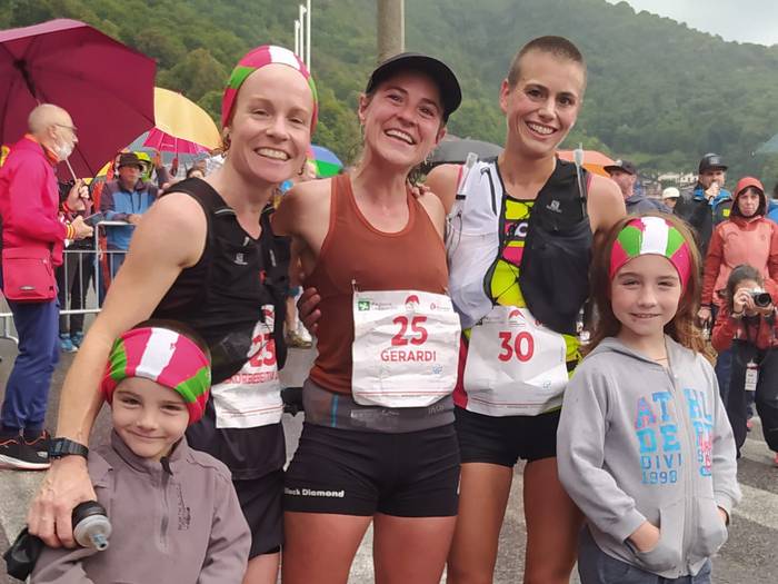 Oihana Azkorbebeitia bigarren Grigne Skymarathon mendi lasterketan, Italian