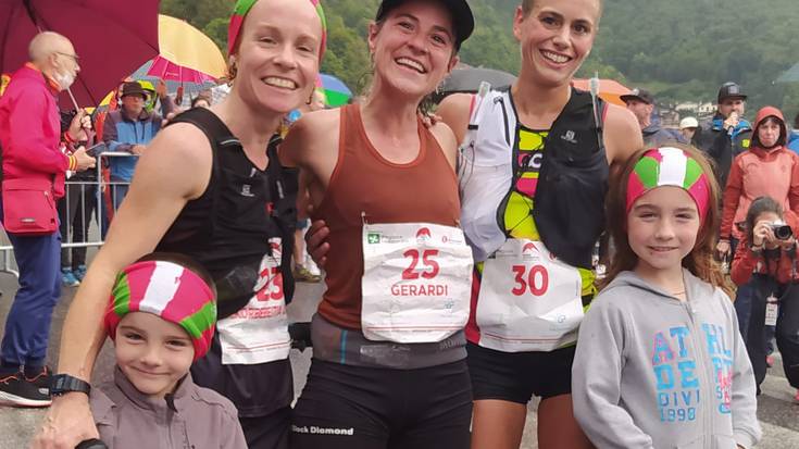 Oihana Azkorbebeitia bigarren Grigne Skymarathon mendi lasterketan, Italian