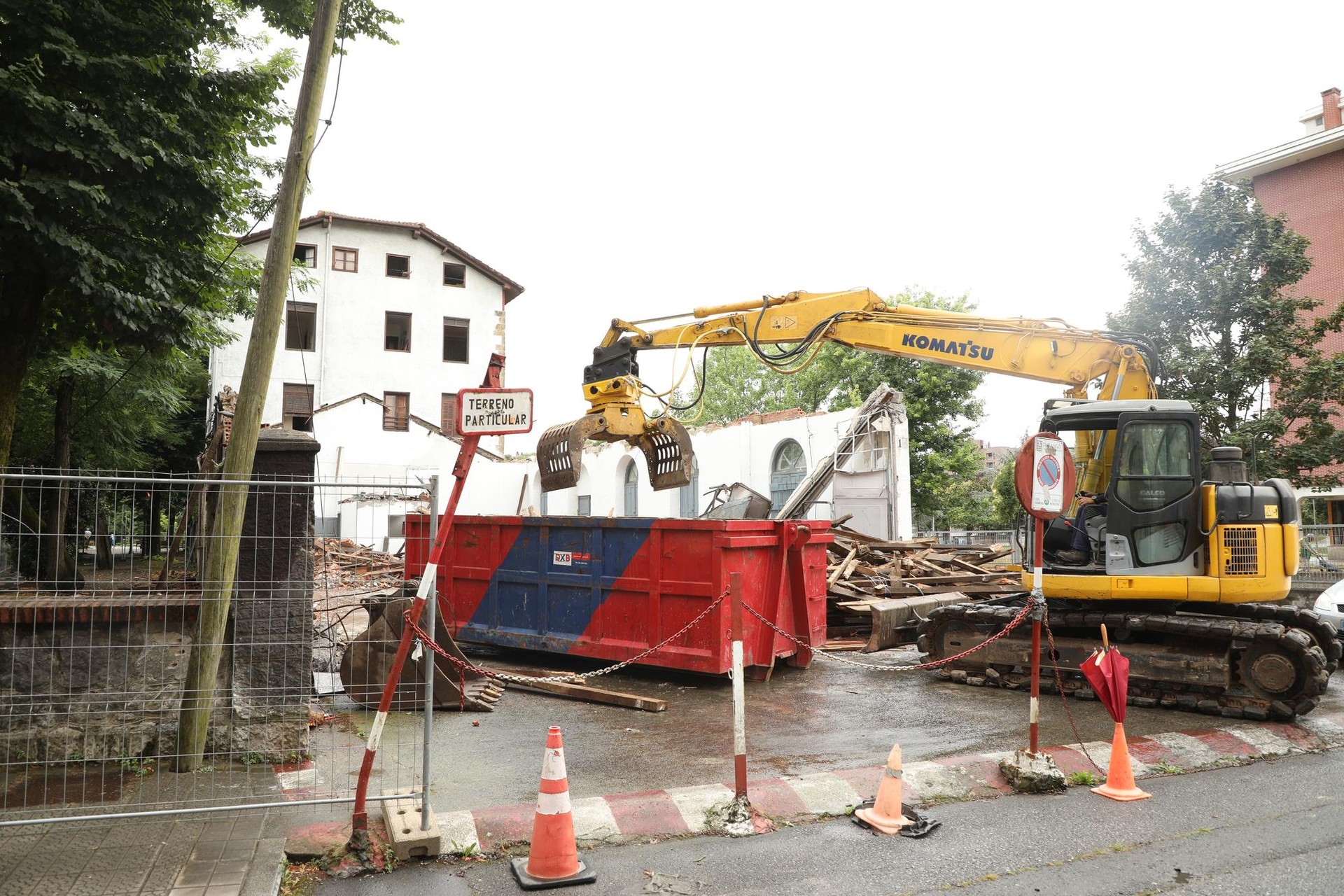 Landarte etxea botatzen hasi da Durangoko Udala, eta lanok gelditzeko eskatu du EH Bilduk