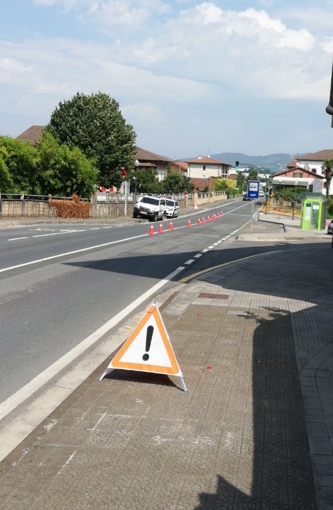 Kamioi astunei BI336 errepidetik pasatzea eragozteko kontrolak egingo ditu Abadiñoko udaltzaingoak