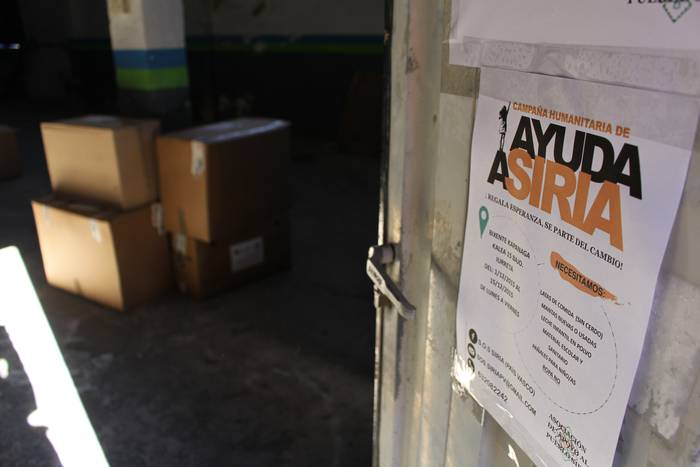 Siriako errefuxiatuei laguntzeko kanpaina ipini dute martxan