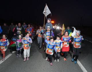 [ARGAZKI GALERIA]: Durangaldeko herritar ugarik Korrikagaz bat egin dute asteburuan