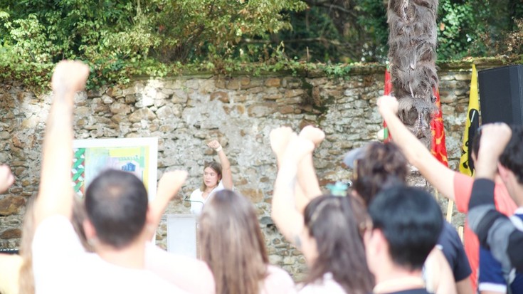 [ARGAZKI GALERIA] Sortuk Gudari Eguna ospatu zuen domekan Durangon